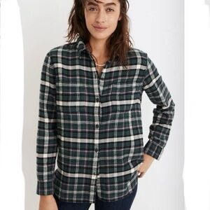 Madewell Flannel Classic Ex-Boyfriend Shirt